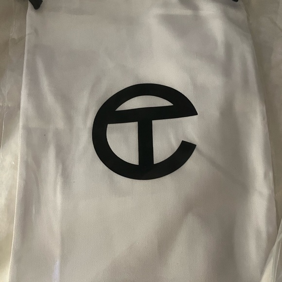 💙 SET NWT TELFAR Cyan blue SET of TWO - medium & small shopping bag totes 💙 - Picture 11 of 14